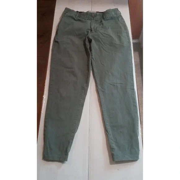 Everlane Performance Traveler Chino CROPPED 29x26 Green. Short Men Elastic Waist - Picture 4 of 16
